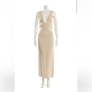 **SOLD** Ronny Kobo Collection Cream Maxi Dress